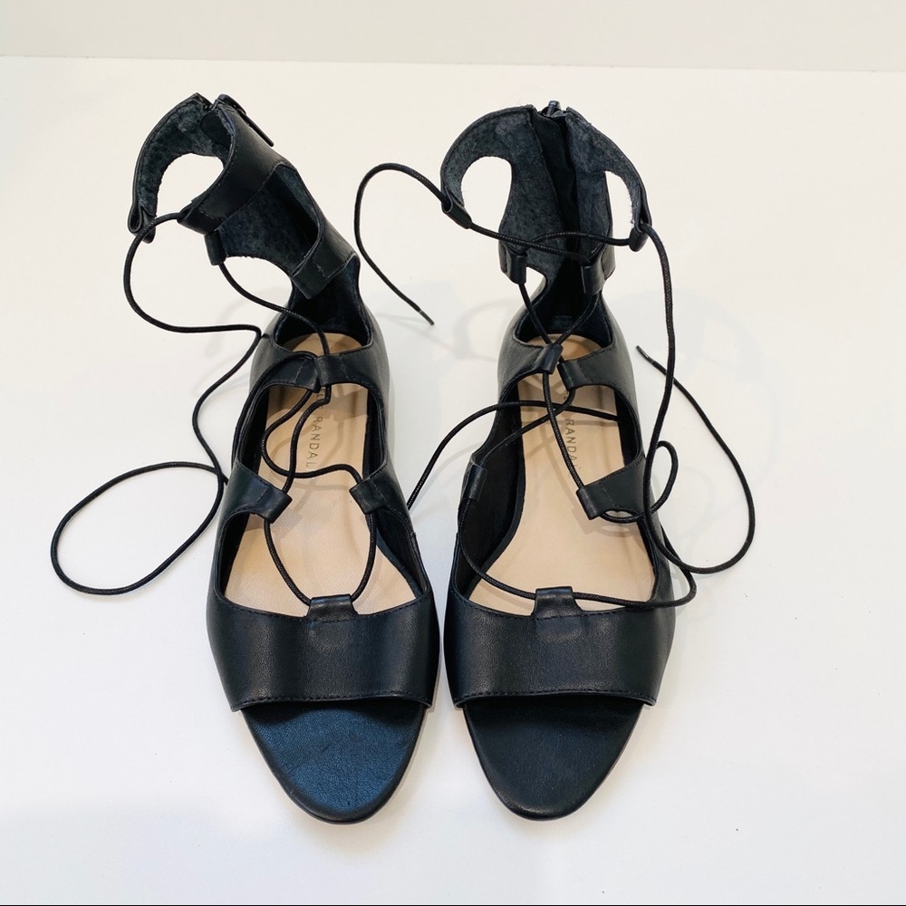 Loeffler Randall lace up sandals NEW